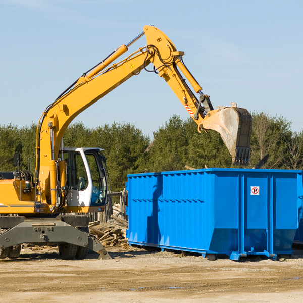 can i choose the location where the residential dumpster will be placed in Cordova